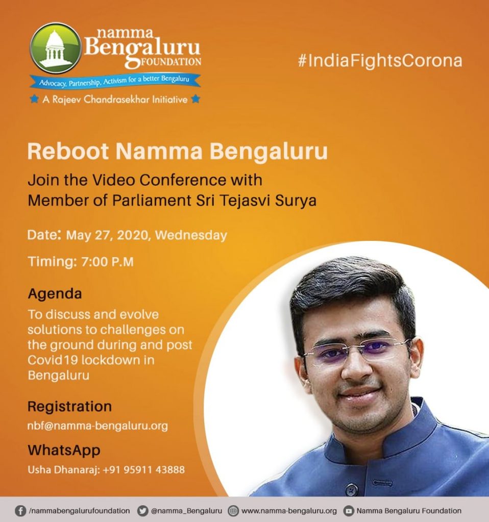 Covid-19 lockdown- Video Conference with Sri Tejasvi Surya