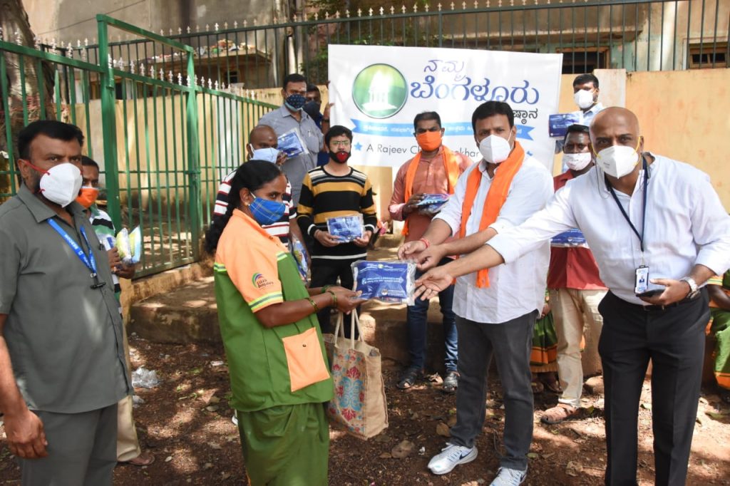 Founder Trustee, Namma Bengaluru Foundation and Member of Parliament Sri Rajeev Chandrasekhar launches next phase of #BengaluruFightsCorona