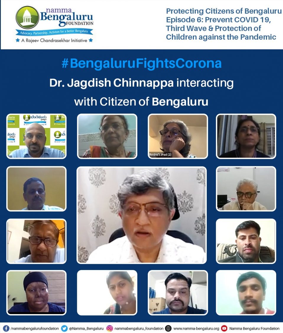 Webinar-Bengaluru Fights Corona Protecting Citizens of Bengaluru Episode 6-Protection of Children against the Pandemic