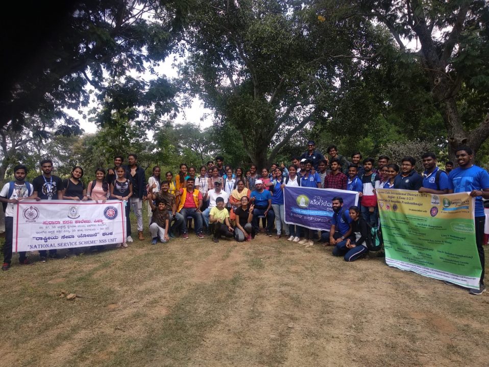 Mega Tree plantation drive at Thippagondanahalli Lake Reservoir, Magadi