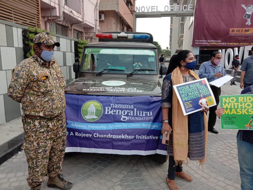 Mask-Up Awareness Campaign at Marathahalli