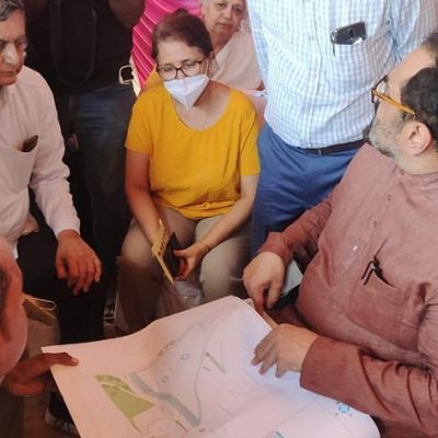 Lake visit by Union Minister Shri Rajeev Chandrasekhar