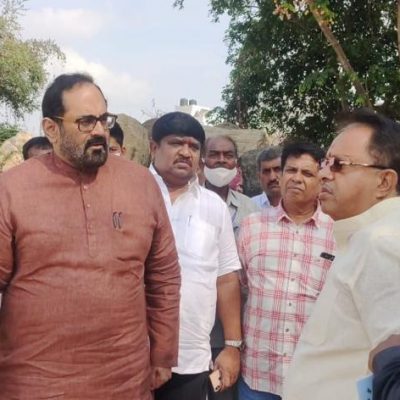 Lake visit by Union Minister Shri Rajeev Chandrasekhar