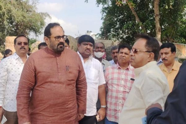 Lake visit by Union Minister Shri Rajeev Chandrasekhar