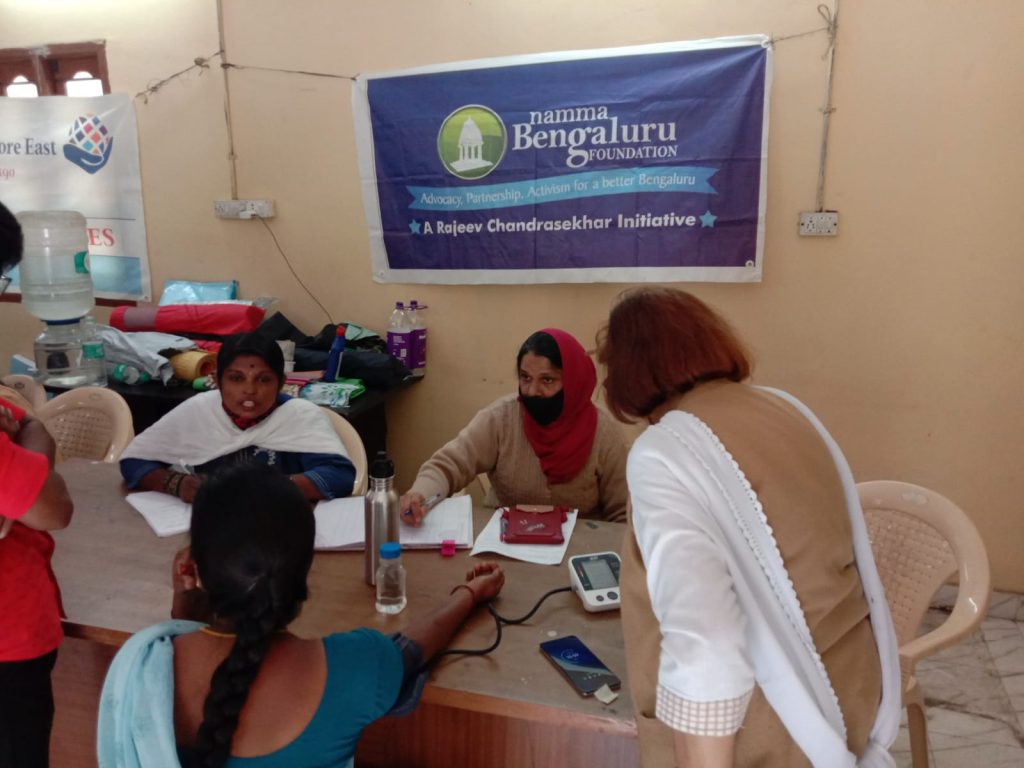 Mega Women’s Health Camp at Domlur on 25th June, 2022