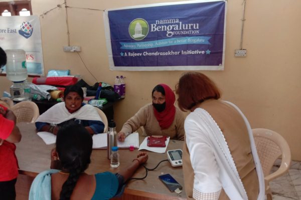 Mega Women’s Health Camp at Domlur on 25th June, 2022