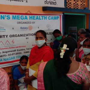 Mega Women’s Health Camp at Sudhamanagara